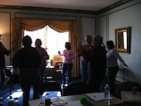 Dancing in class